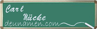Carl Mücke Visitenkarte